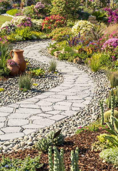 Pathway Landscaping in Clovis