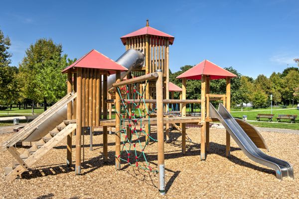 Playground Mulching Service in Clovis