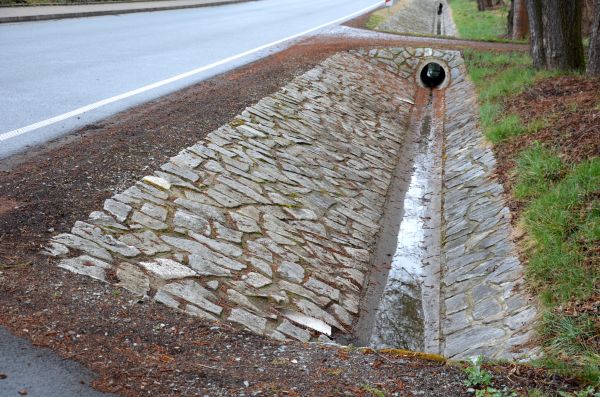 Ditch Landscaping in Clovis
