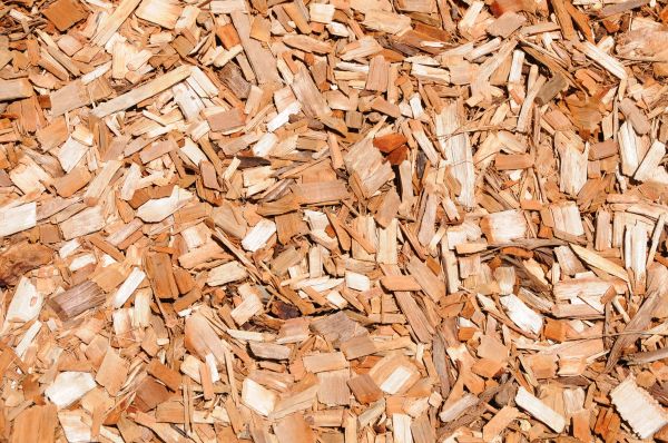 Cypress Mulch Spreading in Clovis