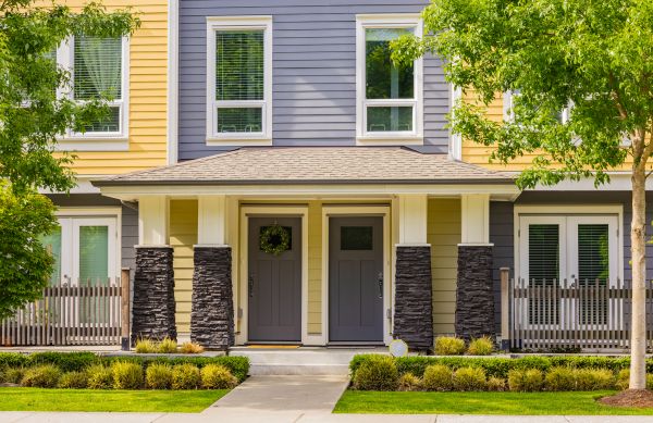 Townhouse Landscaping in Clovis